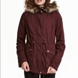 H&M Shearling Lined Parka